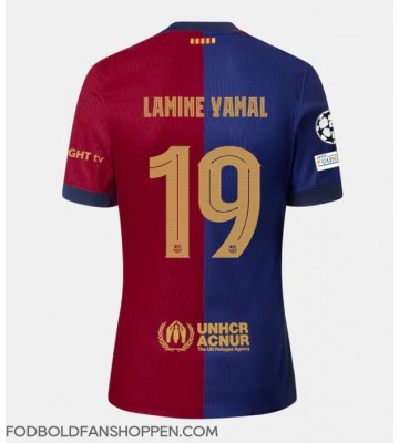 Barcelona Lamine Yamal #19 Hjemmebanetrøje 2024-25 Kortærmet